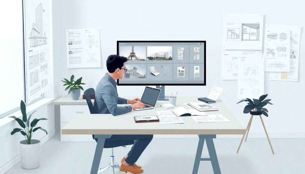 Как оформить портфолио для архитектурного конкурса - иллюстрация