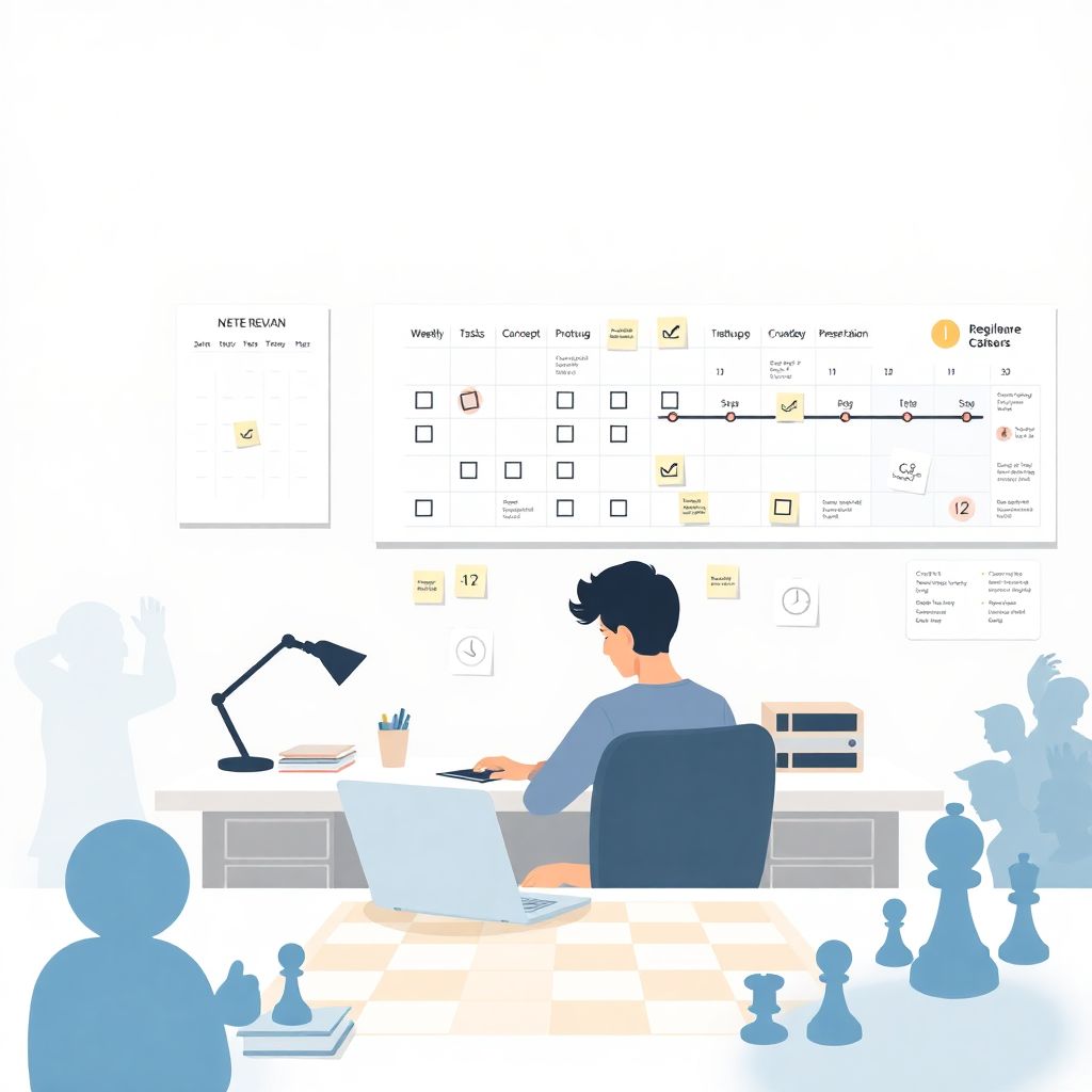 Как держать темп работы над конкурсным проектом и довести его до финала